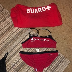 lifeguard suits and hoodie!!